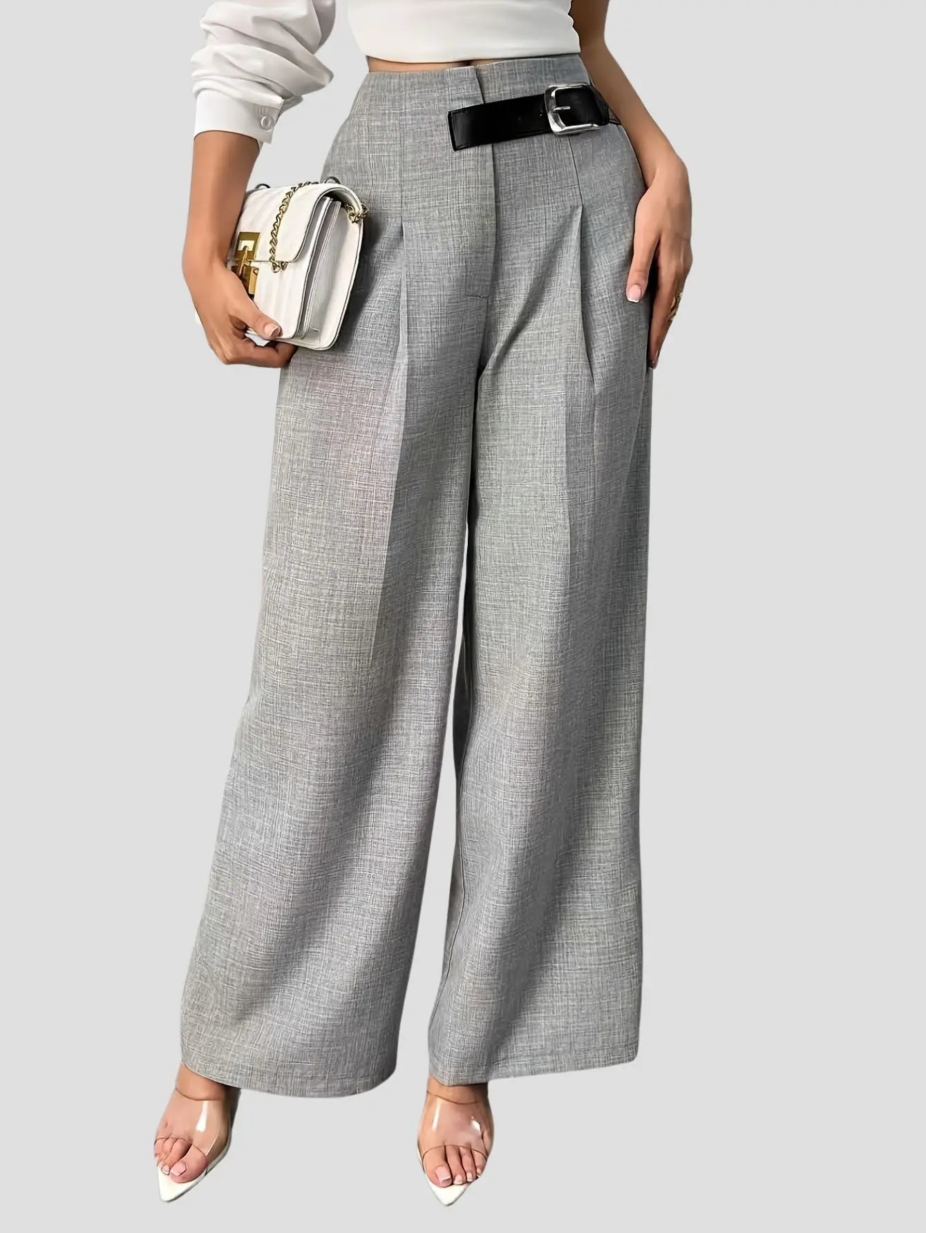 Elegant Wide-Leg Trousers Bubiana