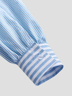 Striped A-Line Midi Dress Bubiana